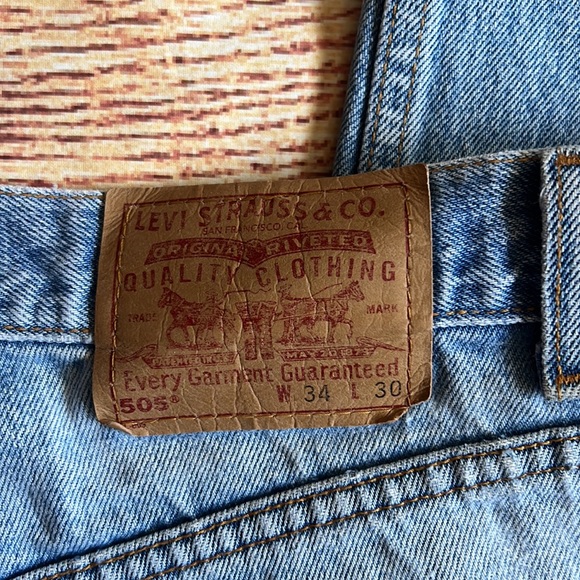 Levi’s 505 jeans size 34 - Picture 5 of 10